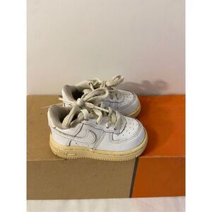Nike Air Force one kids 4c white discoloration